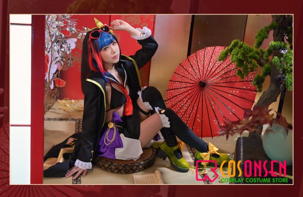 画像4: 【25%OFF】Fate/Grand Order FGO 清少納言 バーサーカー 水着 コスプレ衣装 霊基再臨 第3段階