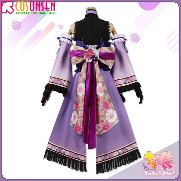 画像11: 【25%OFF】ウマ娘 プリティーダービー 「晩秋、囃子響きたる」 ゴールドシチー 和服 コスプレ衣装