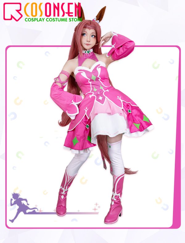 画像5: 【25%OFF】ウマ娘 プリティーダービー カワカミプリンセス 勝負服 コスプレ衣装