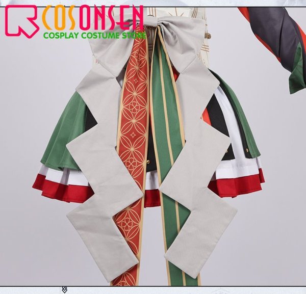 画像13: 【25%OFF】Fate/Grand Order FGO 出雲阿国 コスプレ衣装 霊基再臨 第3段階