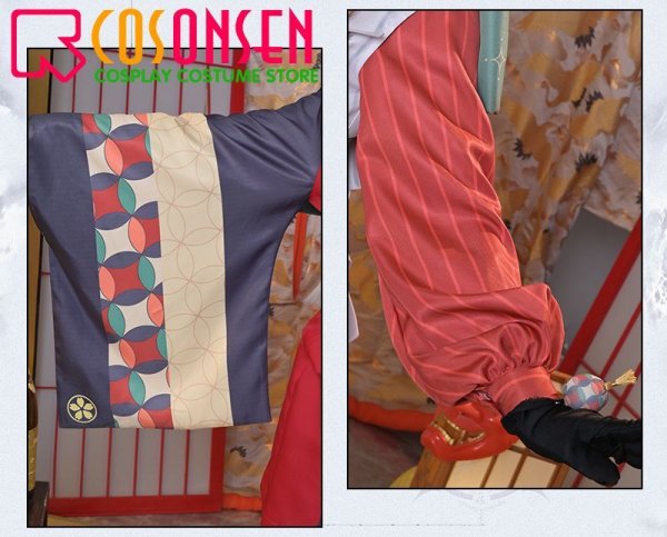 画像4: 【25%OFF】Fate/Grand Order FGO 出雲阿国 コスプレ衣装 霊基再臨 第1段階