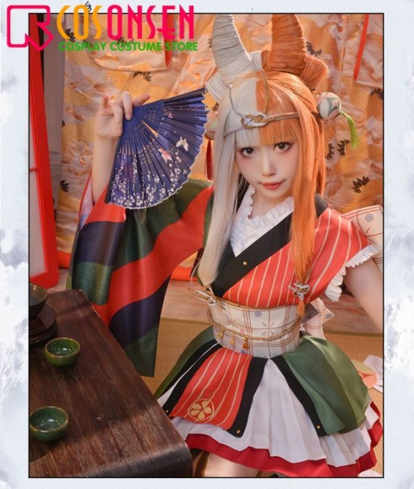 画像7: 【25%OFF】Fate/Grand Order FGO 出雲阿国 コスプレ衣装 霊基再臨 第3段階