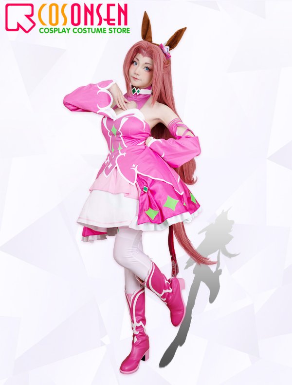 画像4: 【25%OFF】ウマ娘 プリティーダービー カワカミプリンセス 勝負服 コスプレ衣装