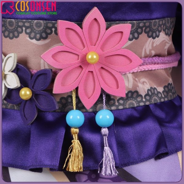 画像13: 【25%OFF】ウマ娘 プリティーダービー 「晩秋、囃子響きたる」 ゴールドシチー 和服 コスプレ衣装