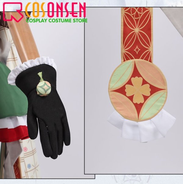 画像11: 【25%OFF】Fate/Grand Order FGO 出雲阿国 コスプレ衣装 霊基再臨 第3段階