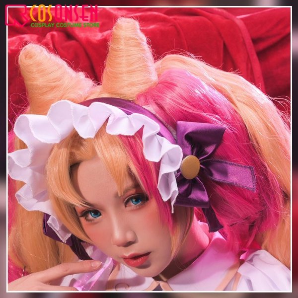 画像9: リーグ・オブ・レジェンド League of Legends LOL カフェキューティーズ グウェン コスプレ衣装