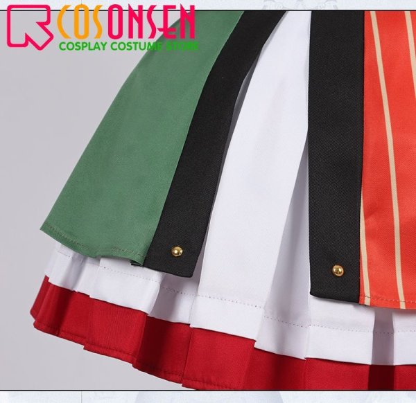 画像10: 【25%OFF】Fate/Grand Order FGO 出雲阿国 コスプレ衣装 霊基再臨 第3段階