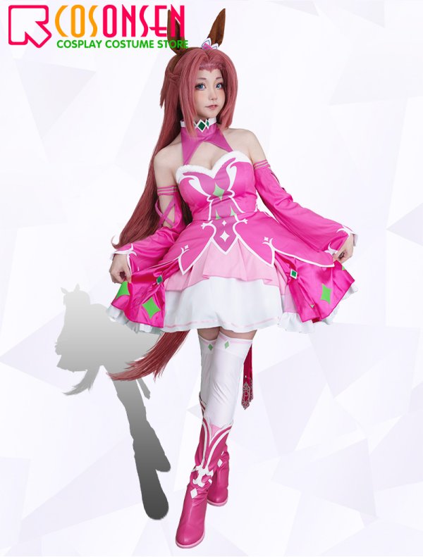 画像6: 【25%OFF】ウマ娘 プリティーダービー カワカミプリンセス 勝負服 コスプレ衣装