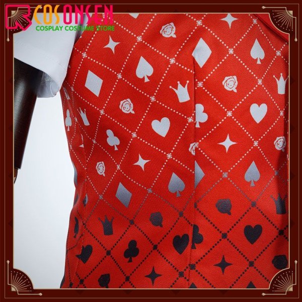 画像9: 【25%OFF】ツイステ風 ハーツラビュル寮 エース・トラッポラ 寮服 コスプレ衣装