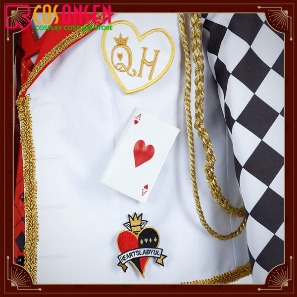 画像8: 【25%OFF】ツイステ風 ハーツラビュル寮 エース・トラッポラ 寮服 コスプレ衣装