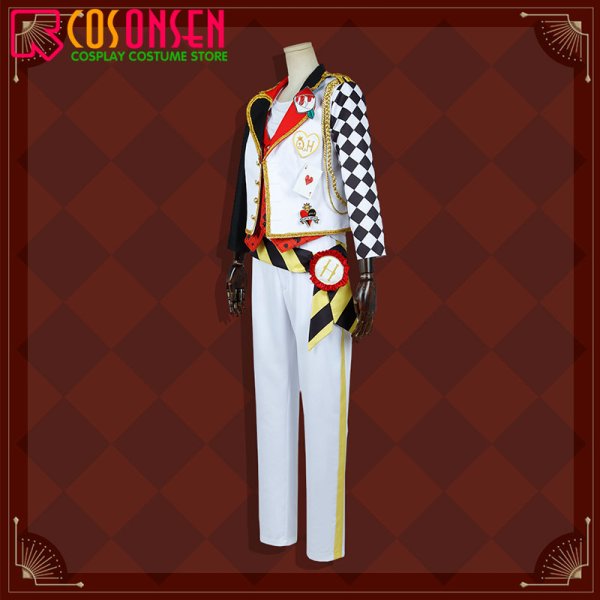 画像4: 【25%OFF】ツイステ風 ハーツラビュル寮 エース・トラッポラ 寮服 コスプレ衣装