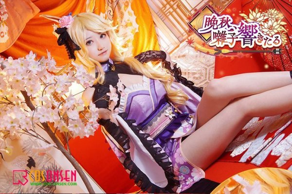 画像2: ウマ娘 プリティーダービー 「晩秋、囃子響きたる」 ゴールドシチー 和服 コスプレ衣装