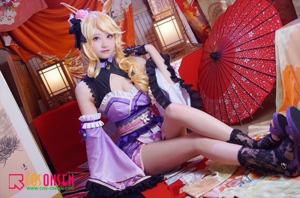 画像6: 【25%OFF】ウマ娘 プリティーダービー 「晩秋、囃子響きたる」 ゴールドシチー 和服 コスプレ衣装