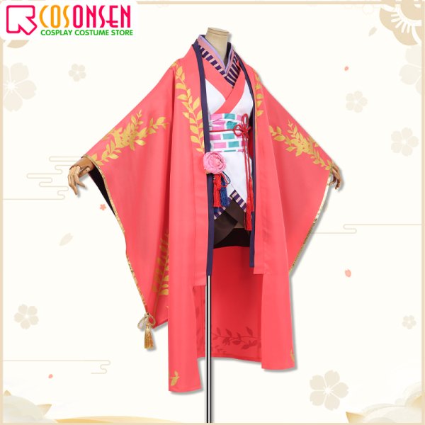 画像4: 【25%OFF】鬼滅の刃 主人公 竈門禰豆子 陰陽師コラボレーション コスプレ衣装