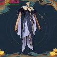 画像4: 原神 璃月港 凝光「紗の幽蘭」実装 コスプレ衣装
