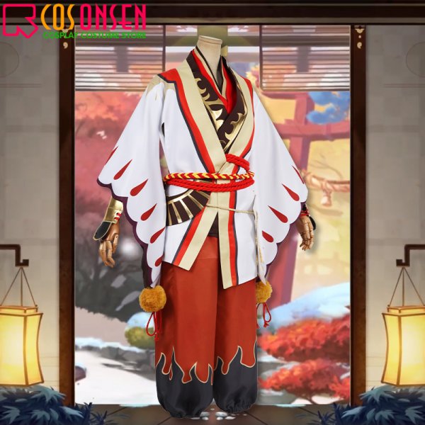 画像4: 【25%OFF】鬼滅の刃 竈門炭治郎 陰陽師コラボレーション コスプレ衣装