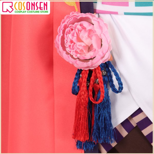 画像7: 【25%OFF】鬼滅の刃 主人公 竈門禰豆子 陰陽師コラボレーション コスプレ衣装