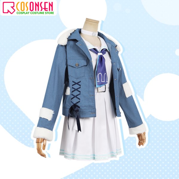 画像3: 【25%OFF】ホロライブ hololive 3期生 兎田ぺこら 新衣装 セーラー服 コスプレ衣装