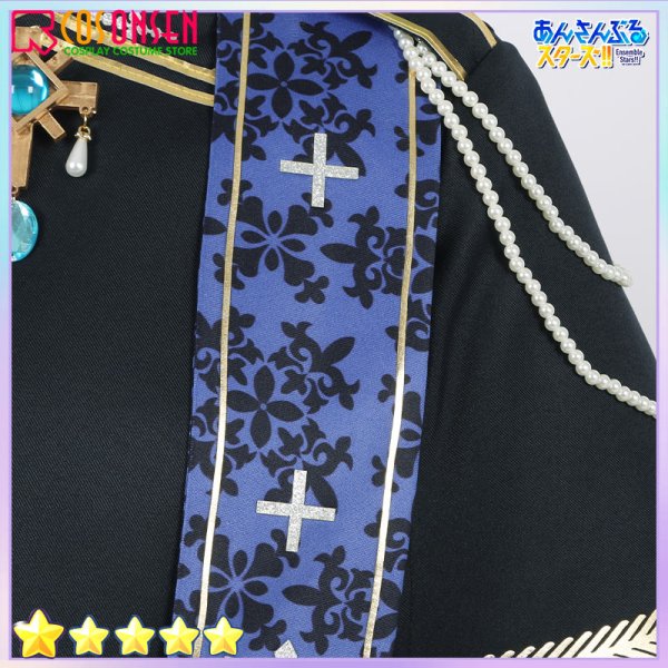 画像8: 【25%OFF】あんさんぶるスターズ! あんスタ SHUFFLE×静寂の黒雪 Noir Neige 朔間兄弟 朔間零 朔間凛月 コスプレ衣装
