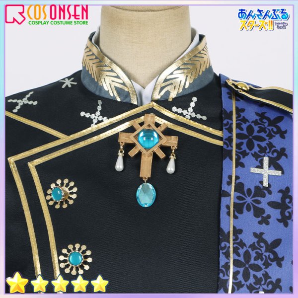 画像7: 【25%OFF】あんさんぶるスターズ! あんスタ SHUFFLE×静寂の黒雪 Noir Neige 朔間兄弟 朔間零 朔間凛月 コスプレ衣装