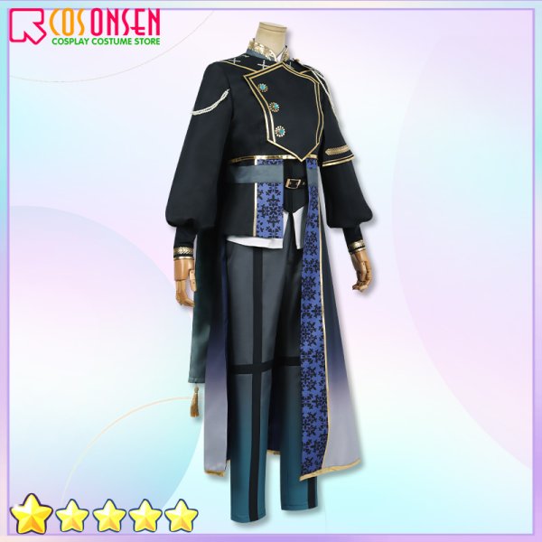 画像4: 【25%OFF】あんさんぶるスターズ! あんスタ SHUFFLE×静寂の黒雪  Noir Neige 乱凪砂 礼瀬マヨイ コスプレ衣装