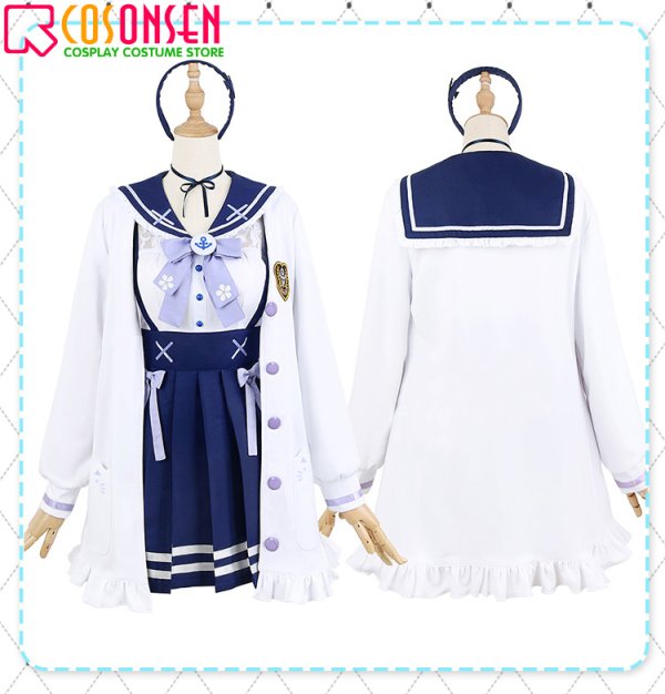 画像11: 【25%OFF】ホロライブ hololive 2期生 湊あくあ 私服 コスプレ衣装