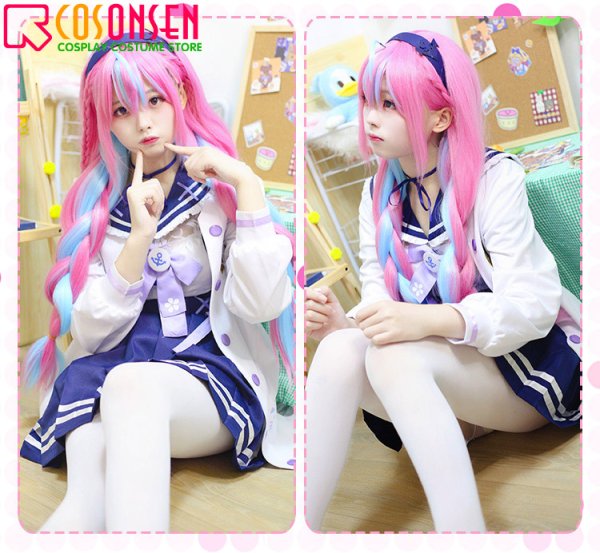 画像7: 【25%OFF】ホロライブ hololive 2期生 湊あくあ 私服 コスプレ衣装