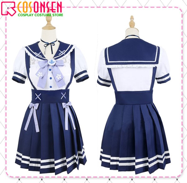 画像12: 【25%OFF】ホロライブ hololive 2期生 湊あくあ 私服 コスプレ衣装