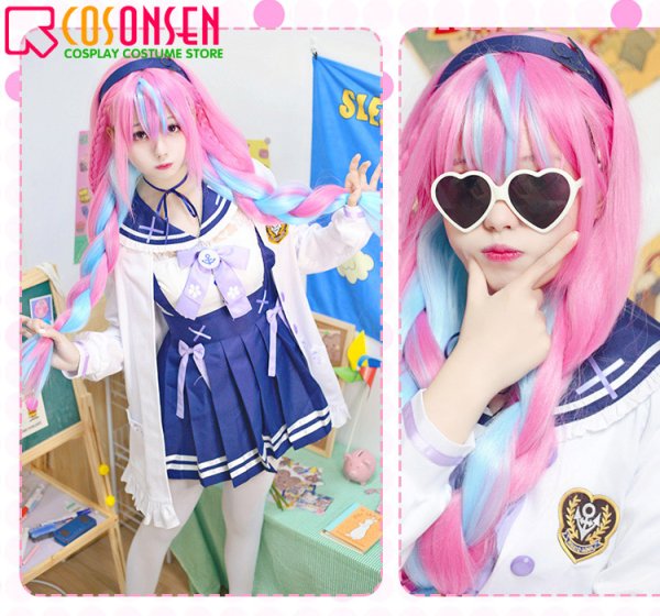 画像6: 【25%OFF】ホロライブ hololive 2期生 湊あくあ 私服 コスプレ衣装