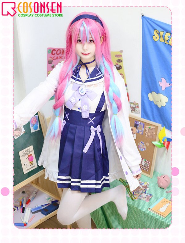画像5: 【25%OFF】ホロライブ hololive 2期生 湊あくあ 私服 コスプレ衣装
