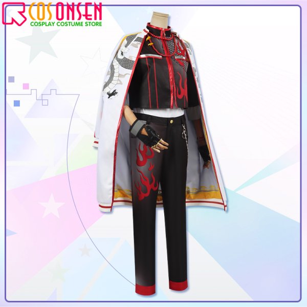 画像3: 【25%OFF】あんさんぶるスターズ! あんスタ フィーチャースカウト 鬼龍紅郎 軌跡を纏う コスプレ衣装