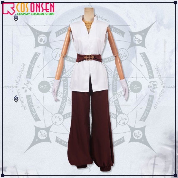 画像5: 【25%OFF】Fate/Grand Order FGO ホワイトデー 概念礼装『一夜の夢』 マーリン コスプレ衣装