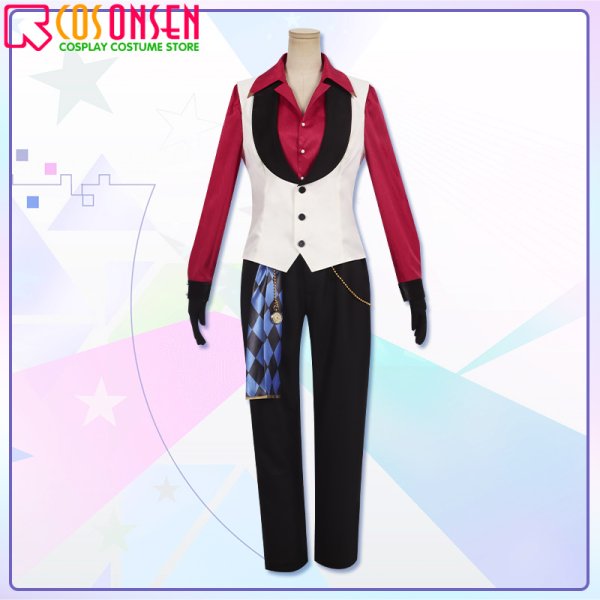 画像5: 【25%OFF】あんさんぶるスターズ!! あんスタ スカウト!怪盗フェイク コランダム.K 羽風薫 コスプレ衣装