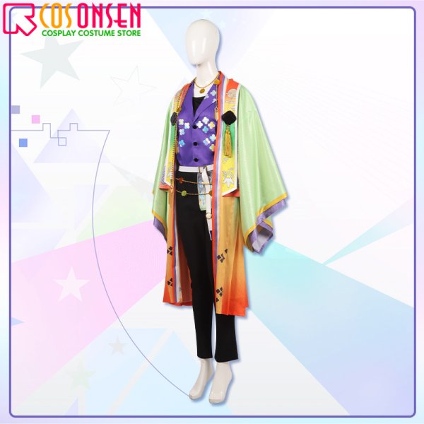 画像4: 【25%OFF】あんさんぶるスターズ!! あんスタ シャッフル 月都スペクタクル「ムーンライトディスコ」 巴日和 風早巽 氷鷹北斗 鳴上嵐 深海奏汰 コスプレ衣装