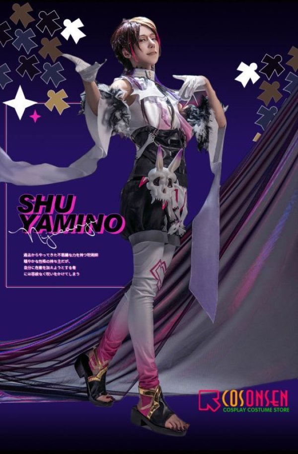 画像6: 【25％OFF】バーチャルYouTuber vtuber Shu シュウ コスプレ衣装 腰飾りなし