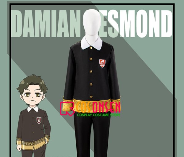 画像2: SPY × FAMILY スパイファミリー Damian Desmond ダミアン・デズモンド コスプレ衣装