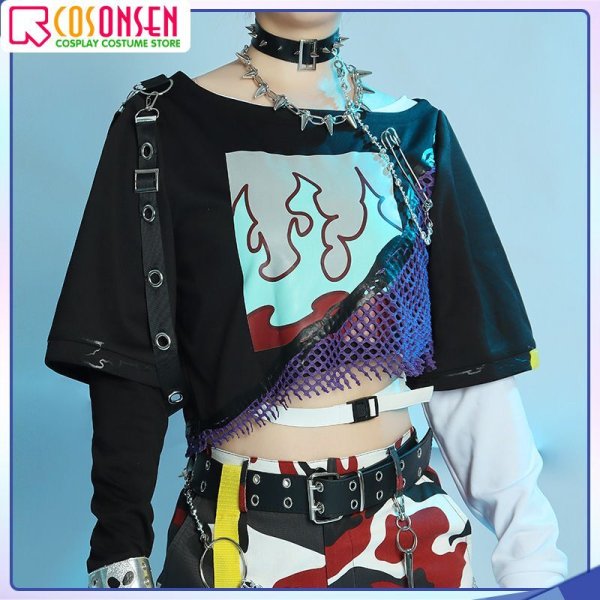 画像4: 【25%OFF】あんさんぶるスターズ!! あんスタ スカウト!バンド『BB』 大神晃牙 コスプレ衣装