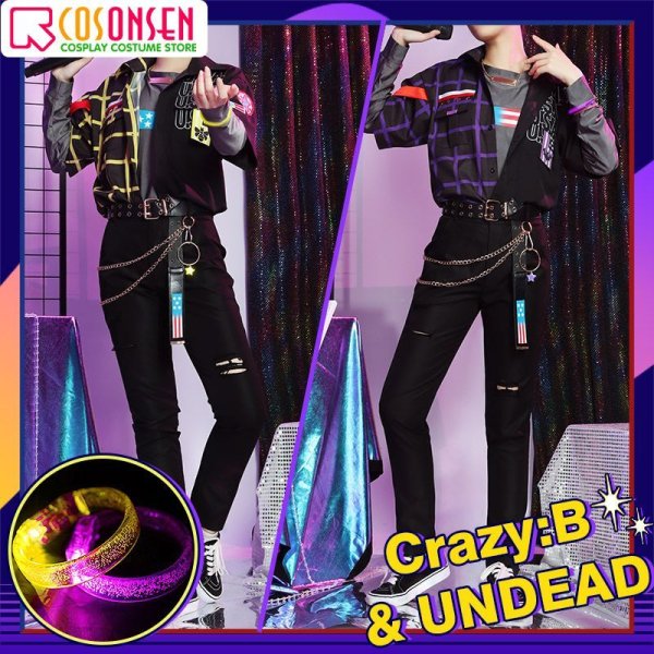 画像2: あんさんぶるスターズ!! あんスタ 7周年 CrazyB UNDEAD カバー 「U.S.A.」ライブ衣装 コスプレ衣装