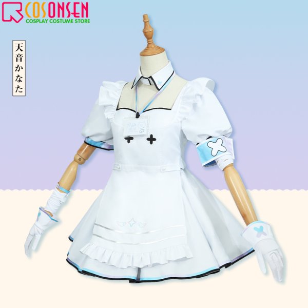 画像3: 【25%OFF】ホロライブ hololive 4期生 天音かなた ナース服 コスプレ衣装