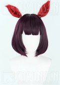 ウマ娘プリティーダービー ニシノフラワー コスプレウィッグ（耳付き）