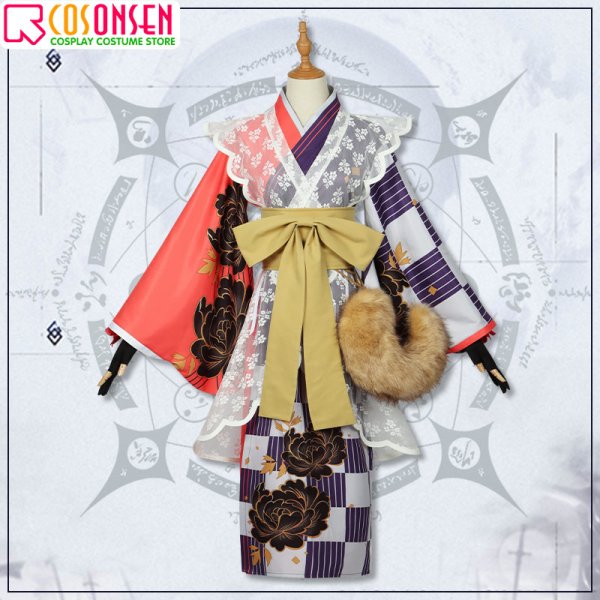 画像5: 【25%OFF】Fate/Grand Order FGO 曲亭馬琴 コスプレ衣装 霊基再臨 第2段階