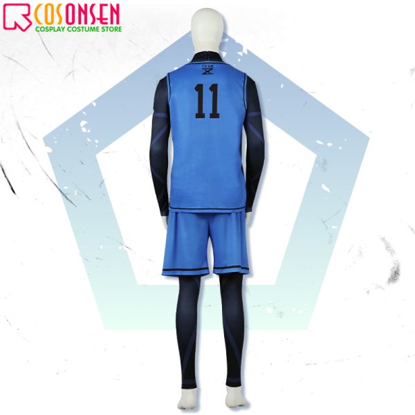 画像3: ブルーロック 練習着 番号&名前指定可 コスプレ衣装