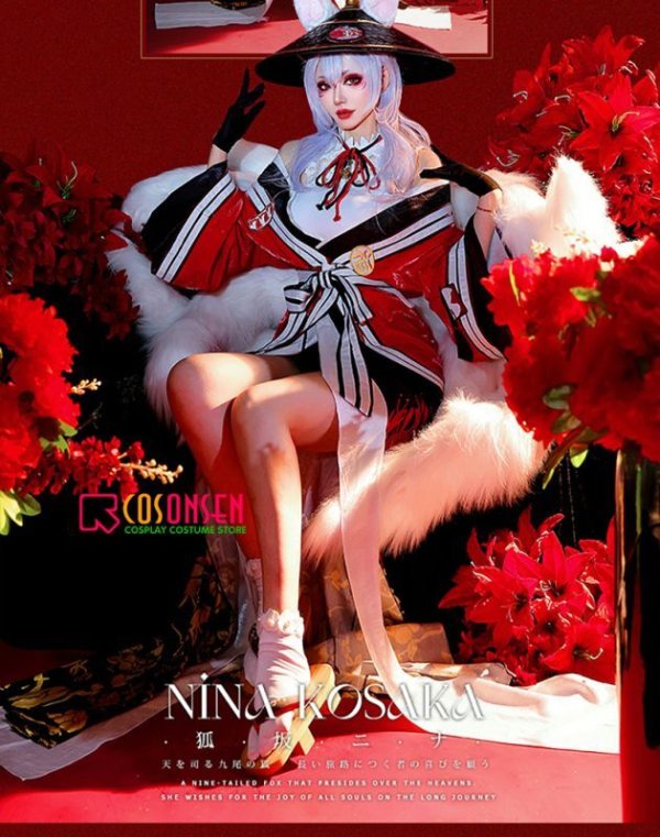 画像7: 【25%OFF】バーチャルYouTuber vtuber Nina 狐坂 コスプレ衣装