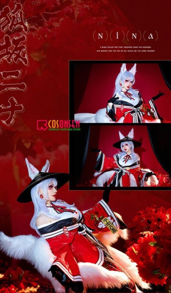 画像4: 【25%OFF】バーチャルYouTuber vtuber Nina 狐坂 コスプレ衣装