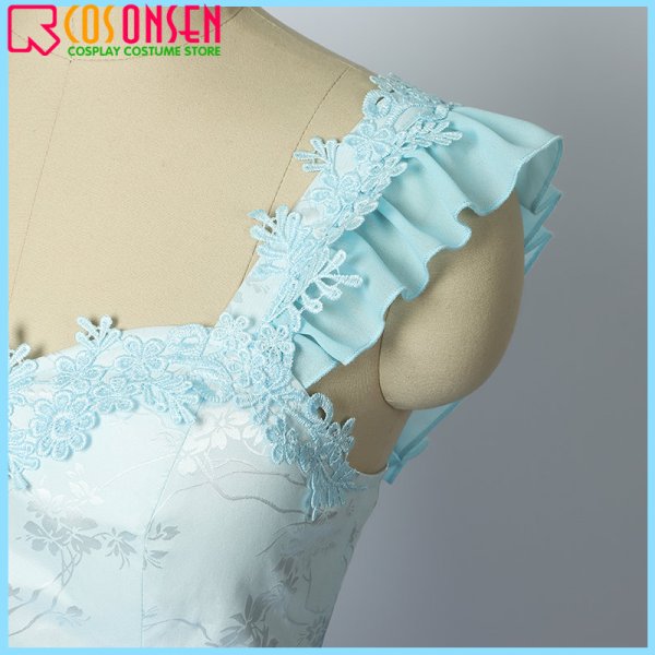 画像7: 【25%OFF】ウマ娘 プリティーダービー あこがれの景色 ライスシャワー 花嫁 コスプレ衣装