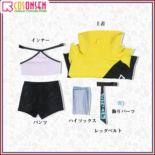 画像13: 【25%OFF】ポケモン スカーレット・バイオレット ポケモンSV ナンジャモ コスプレ衣装