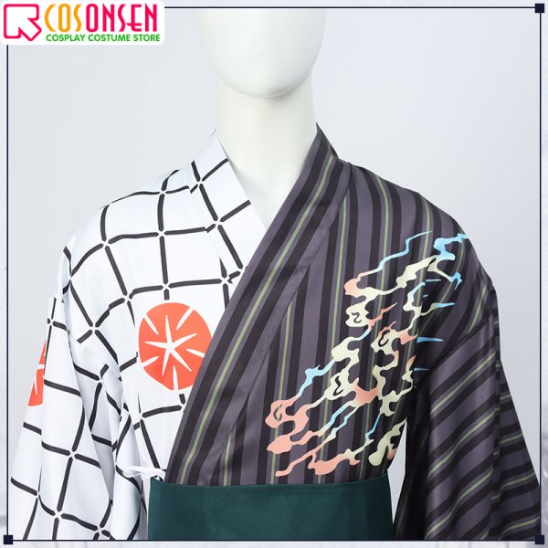 画像6: 【25%OFF】Fate/Grand Order FGO 蘆屋道満 朝顔柄の浴衣(呪) コスプレ衣装