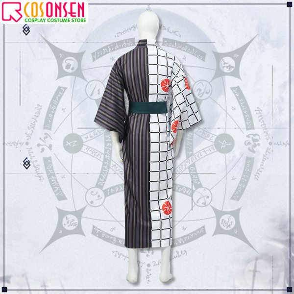 画像4: 【25%OFF】Fate/Grand Order FGO 蘆屋道満 朝顔柄の浴衣(呪) コスプレ衣装
