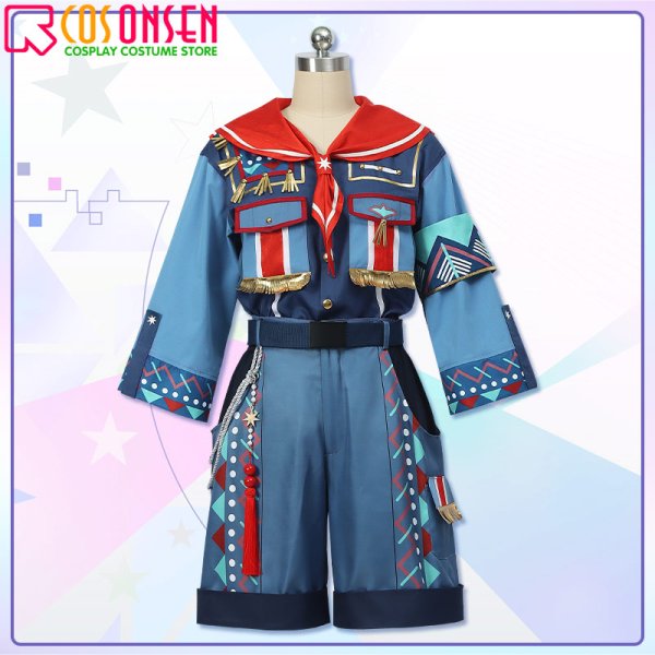 画像2: 【25％OFF】あんさんぶるスターズ!! あんスタ イベント「放浪夢ノ咲／大陸へ修学旅行！」 全員衣装 コスプレ衣装