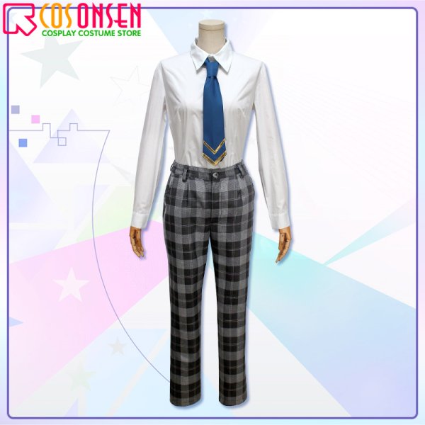 画像7: 【25%OFF】あんさんぶるスターズ あんスタ 夢ノ咲学院 男子制服 衣更真緒 コスプレ衣装 ネクタイ3色セット